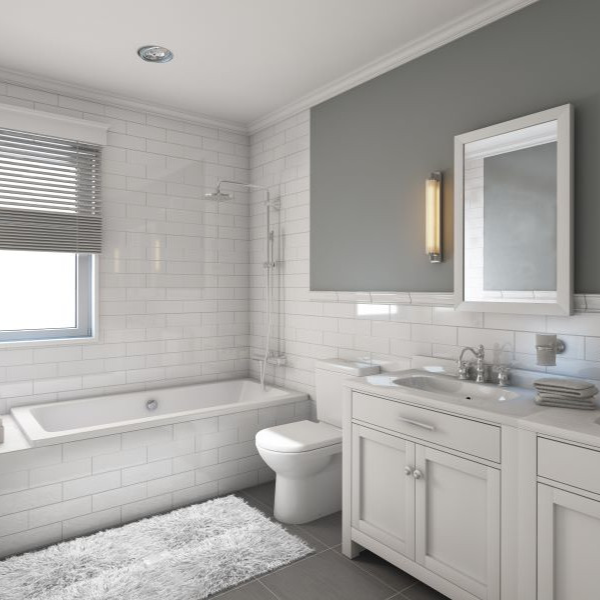 bathtub; shower to tub conversion